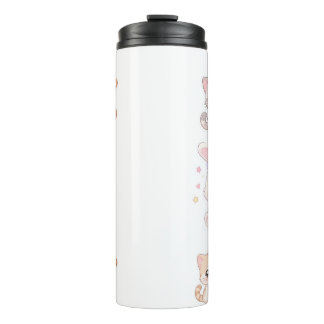 Adorable Kawaii Pastel Animal Friends Travel Mug