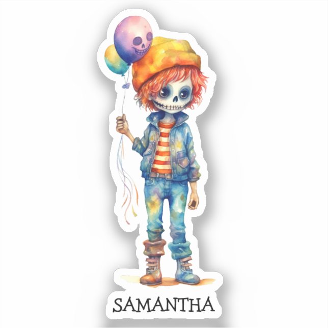 Adorable Kid Zombie - Cute Halloween (2) (Front)