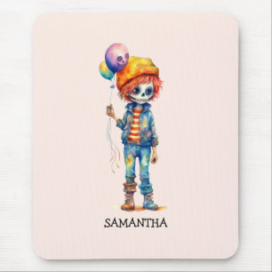 Adorable Kid Zombie - Cute Halloween (2) Mouse Pad