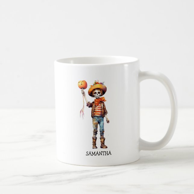 Adorable Kid Zombie - Cute Halloween (3) Coffee Mug (Right)