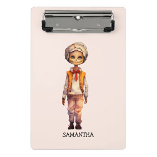 Adorable Kid Zombie - Cute Halloween Mini Clipboard