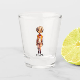 Adorable Kid Zombie - Cute Halloween Shot Glass