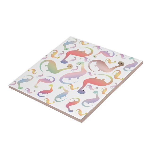 Adorable Kids Dinosaur Tile (Side)