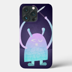 Adorable Kids Monster Character iPhone 13 Pro Case