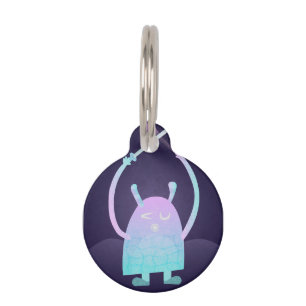 Adorable Kids Monster Character Pet Tag