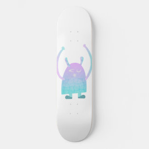 Adorable Kids Monster Character Skateboard