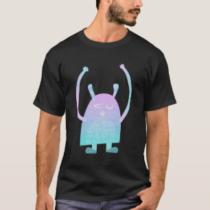 Adorable Kids Monster Character T-Shirt