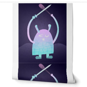 Adorable Kids Monster Character Wallpaper