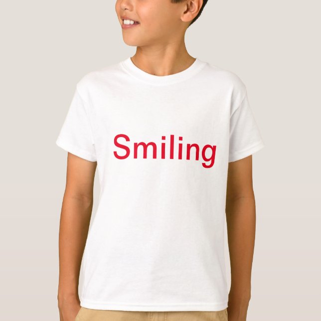 Adorable Kids' White T-Shirt (Front)