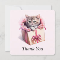 Adorable Kitten in a Box Birthday Gift
