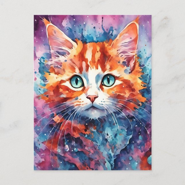 Adorable Kitten Postcard (Front)