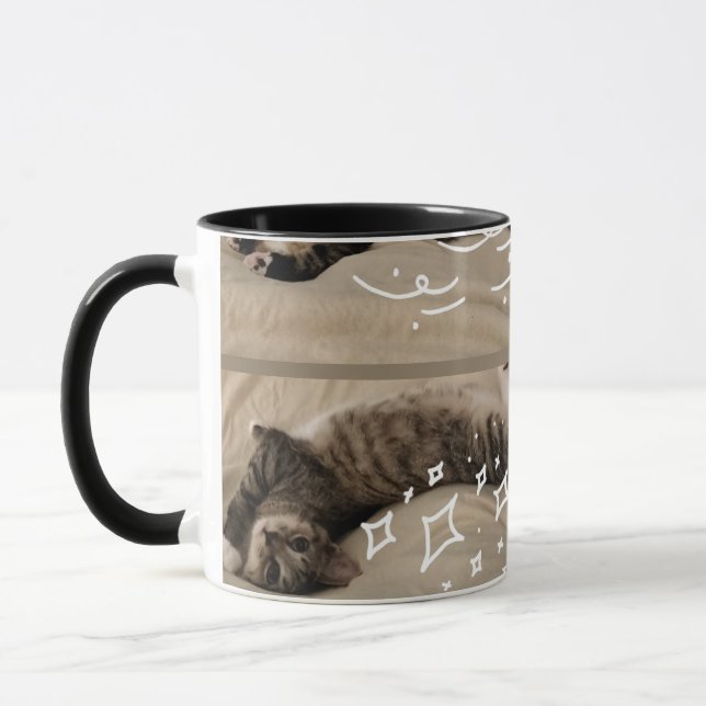Adorable Kitten Postcard Mug (Left)