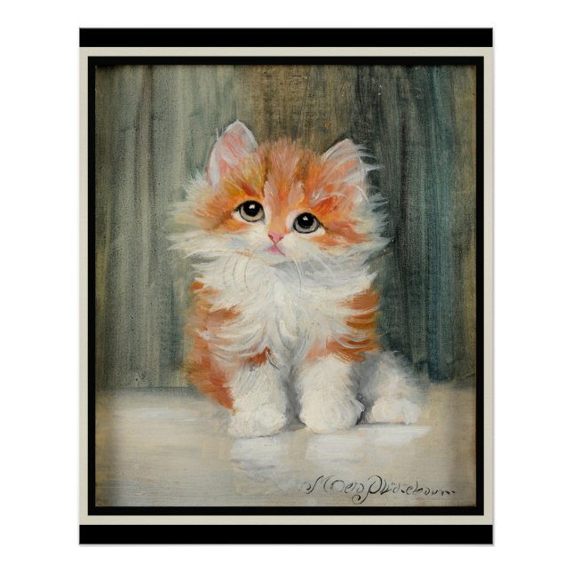Adorable Kitten Poster (Front)