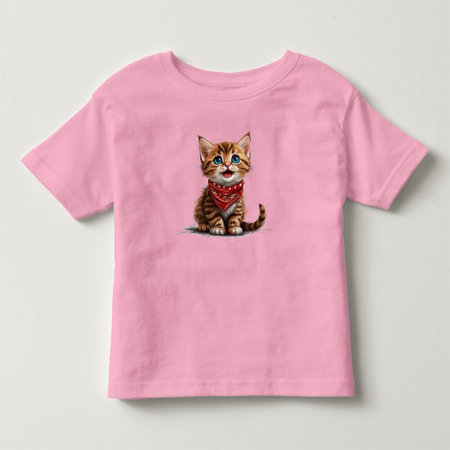 Adorable kitten toddler T-Shirt (Front)