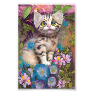 Adorable Kittens 10 Photo Print