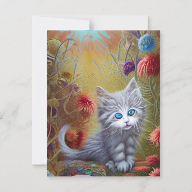 Adorable Kittens 2 Card (Back)
