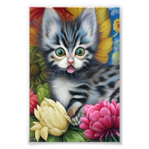 Adorable Kittens 5 Photo Print
