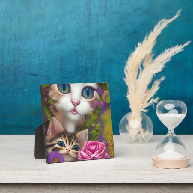 Adorable Kittens 8 Plaque (Insitu)