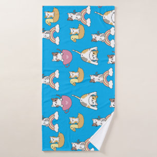 Adorable Kitty Cats Bath Towel