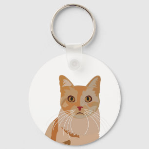 Adorable Kitty Cute Cat  Key Ring