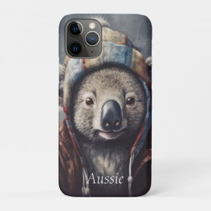Adorable koala wearing cute hat cusomizable Case-Mate iPhone case