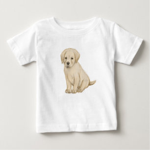 Adorable labrador puppy sketch baby T-Shirt