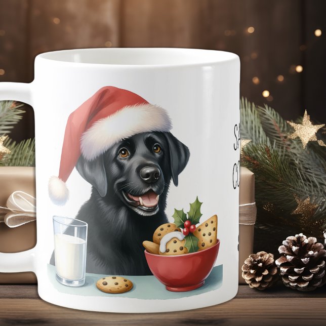 Adorable Labrador Retriever Christmas Puppy Dog Coffee Mug (Creator Uploaded)