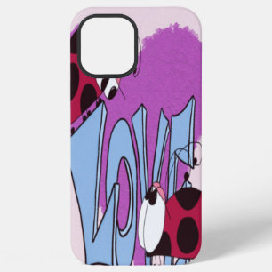 Adorable Ladybug Love Cartoon iPhone 12 Pro Max Case