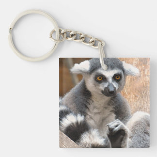 Adorable Lemur Key Ring