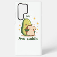 Adorable "Let's Avo-Cuddle" Food Pun