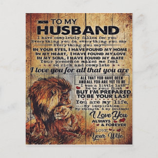 Adorable Letter To Husband | Lovely Gift To My Man Flyer