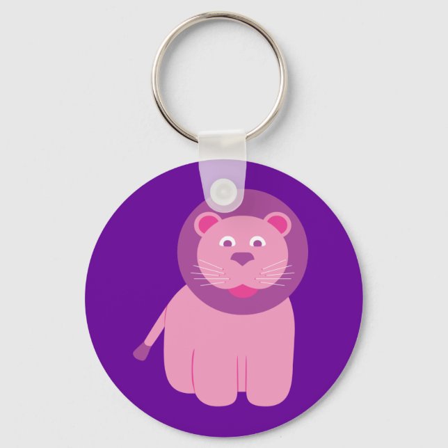 Adorable Lion Key Ring (Front)