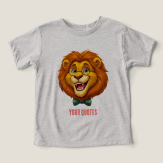 Adorable Lion Mascot with Bowtie Kids