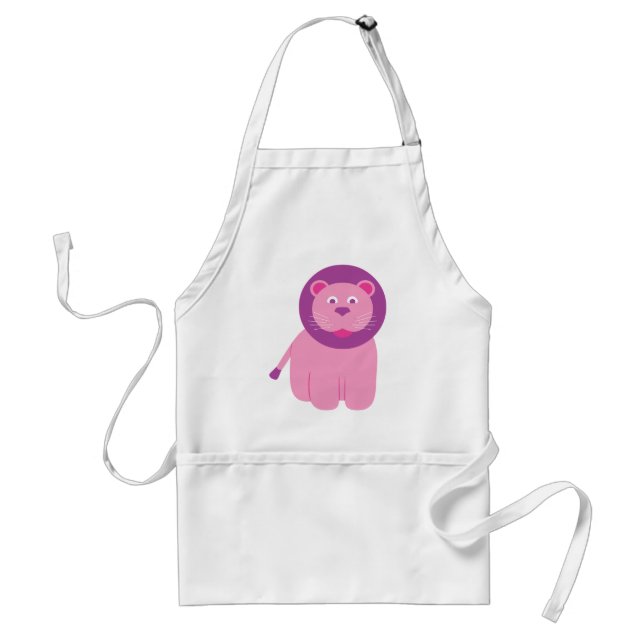 Adorable Lion Standard Apron (Front)