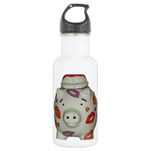 Adorable Lipstick Pig 532 Ml Water Bottle
