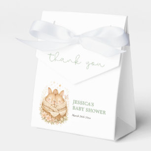 Adorable Litlle Bunnies Baby Twin Shower Favour Box