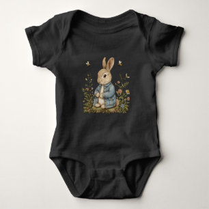 Adorable Little Amy the Rabbit Baby Bodysuit