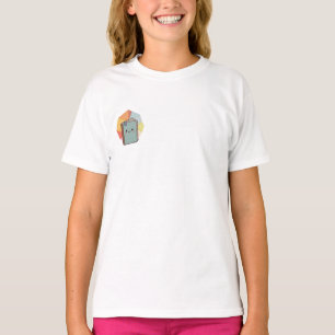Adorable Little Book Character Illustration T-Shirt