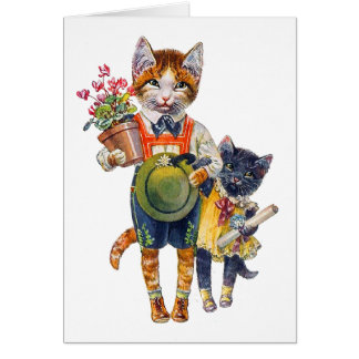 Adorable Little Cats Bearing Gifts