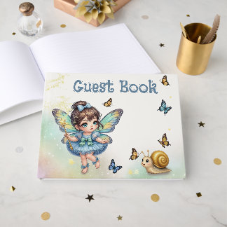 Adorable little fairy  guest book