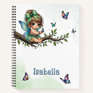 Adorable little fairy  notebook