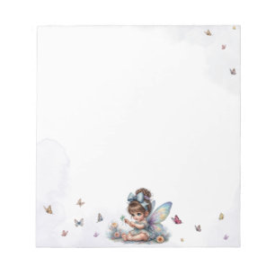 Adorable little fairy notepad