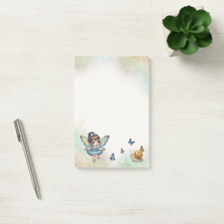 Adorable little fairy  post-it notes