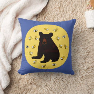 Adorable Little Honey Bee Bear Cushion