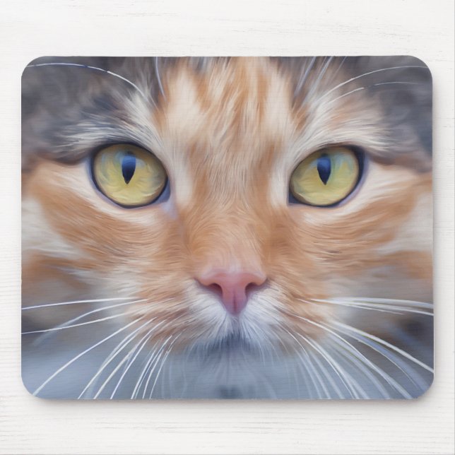 Adorable Little Kitty Cat Mouse Pad (Front)