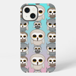 Adorable Little Owls Pattern iPhone 13 Case