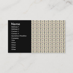 Adorable Little Owls Pattern on Light Yellow Business Card