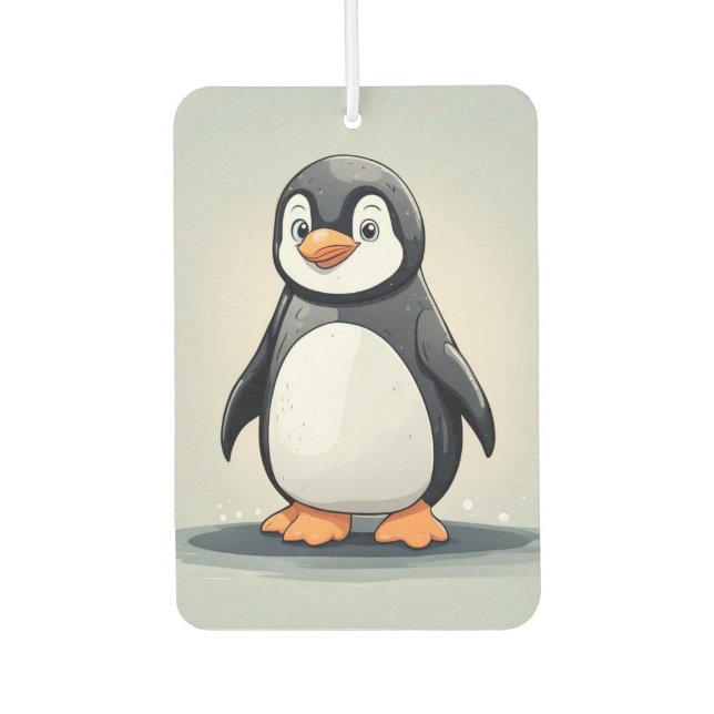 Adorable little penguin car air freshener (Front)