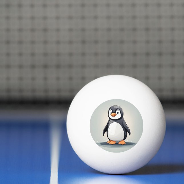 Adorable little penguin ping pong ball (Net)