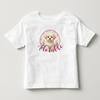Adorable Little Puppy Dog Toddler T-Shirt